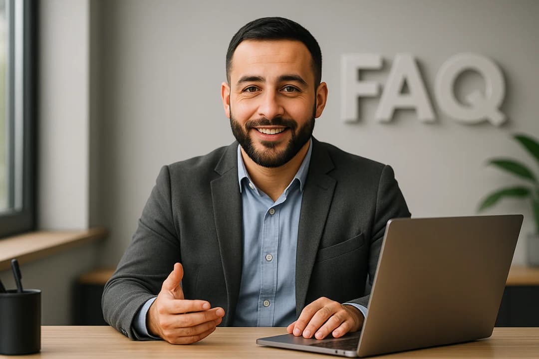 صورة توضيحية لقسم الأسئلة الشائعة